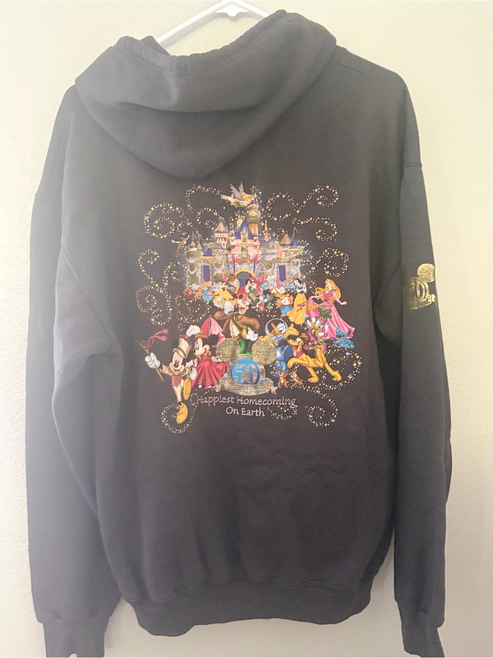 Disney 50th anniversary zip up sweatshirt size xl - Picture 2 of 4